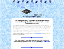 Tablet Screenshot of counselorceus.com